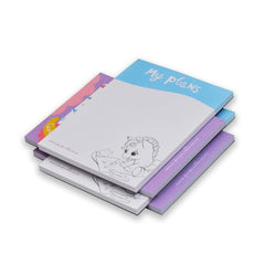 Travel Notepads Journal Diary, To Do List Planners Office Stationery, For Men & Women, Set Of 4