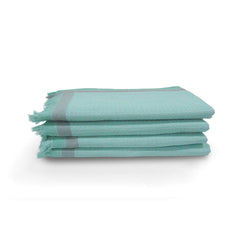 Athom Trendz Living Light Weight Cotton Premium Waffle Border Bath Towel | Pack Of 4