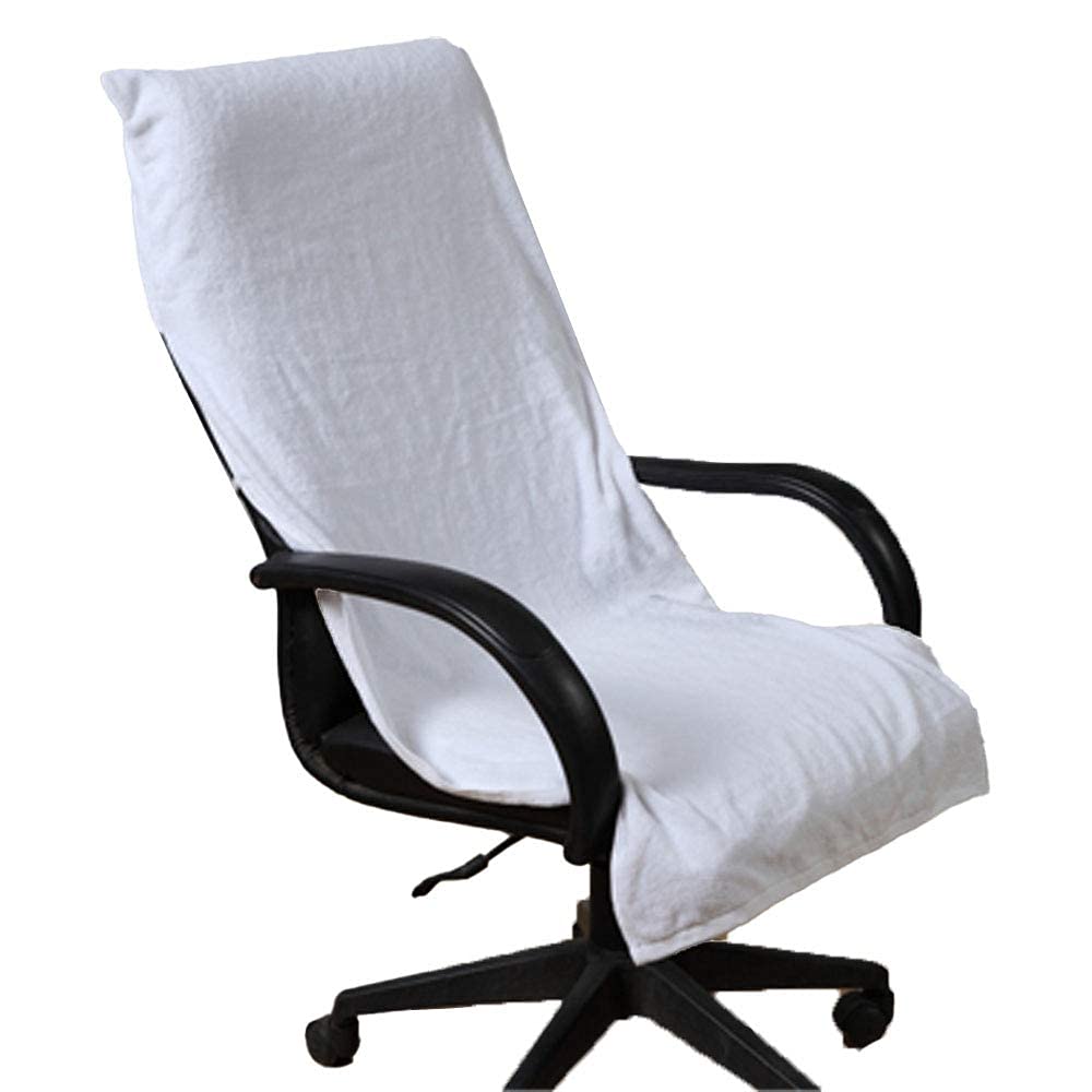 Lrsdaa 100% Cotton Single Large Ultra Soft Chair Towel 550 Gsm (White)