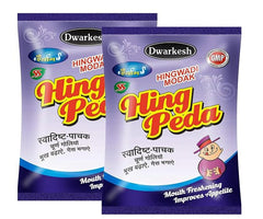 Dwarkesh Hing Peda 1kg, (Pack Of 2 * 500gm) | Pouch Pack