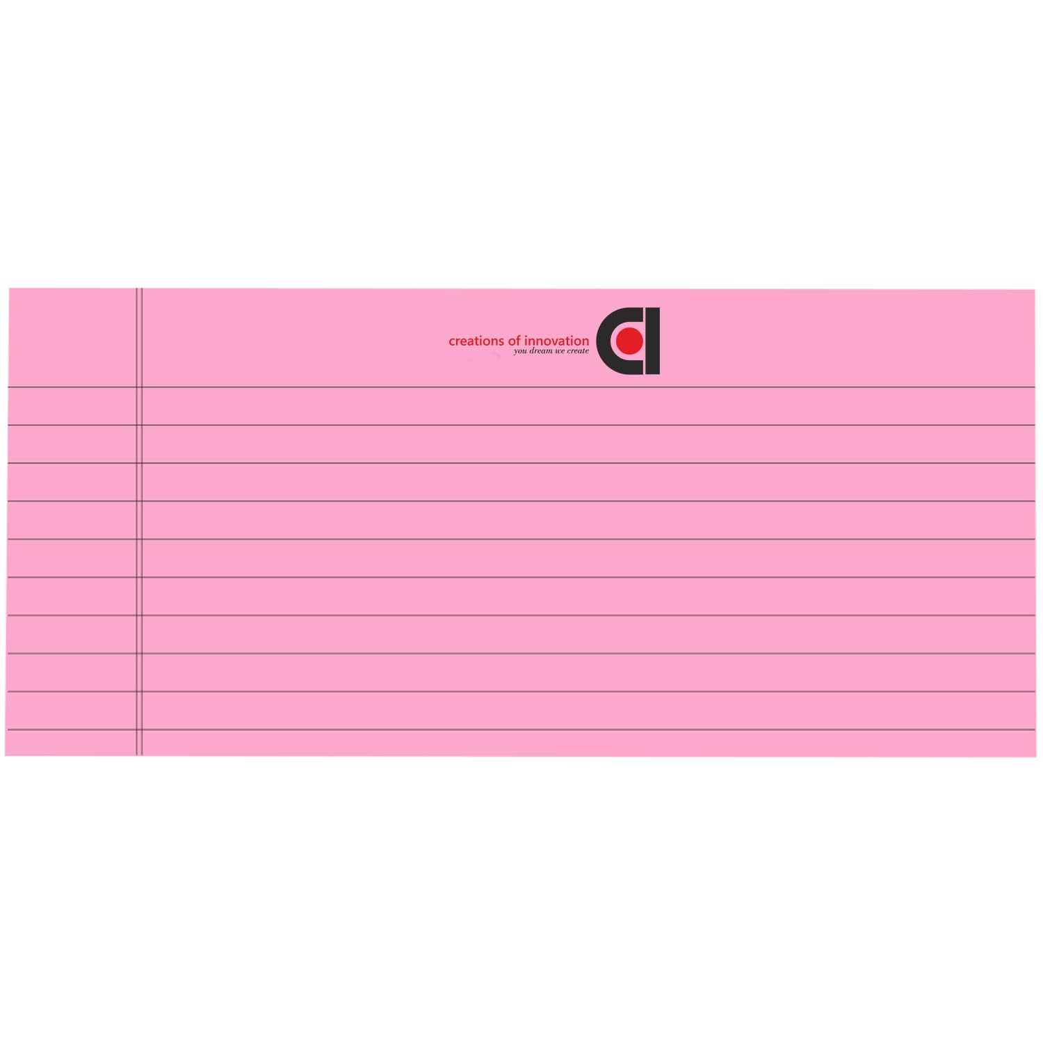 Wide Ruled 10.5x8.5 Inch 50-Sheet Lined Writing Notepad, For Everyday (Blue & Pink) Pack Of 12