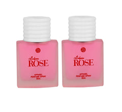 JD International Bulgarian Rose Unisex Apparel Perfume - Pack Of 2 X 30ml, 1.02 Fl.oz. Each | Long - Lasting Fragrance For Unforgettable Elegance And Style