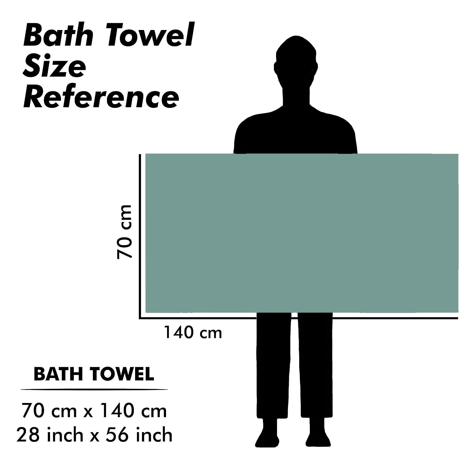 Urbanleaf Microfiber Large Bath Towel 1kg | Quick Dry Super Absorbent Bath Towel For Men & Women | Pack Of 2 (Light Green & Coral)