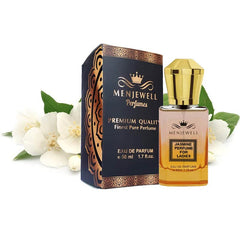 Menjewell Jasmine Perfume For Ladies Eau De Parfum 50ml 1.7 Fl.oz. Long Lasting | Perfect Gift For Wife