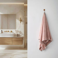 Spread Spain Microfiber Bath Towel 360 Gsm | Bath Towel For Men & Women Extra Soft Plush & High Absorbent | Set of 2 (Rose)