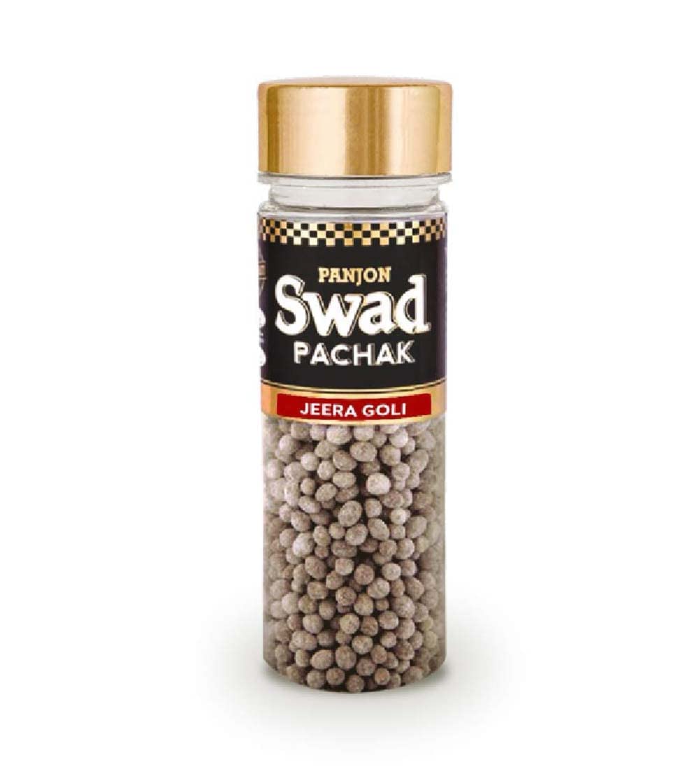 Panjon Swad Special Jeera Goli Pachak Digestive Mouth Freshener 140gm, (Bottle)