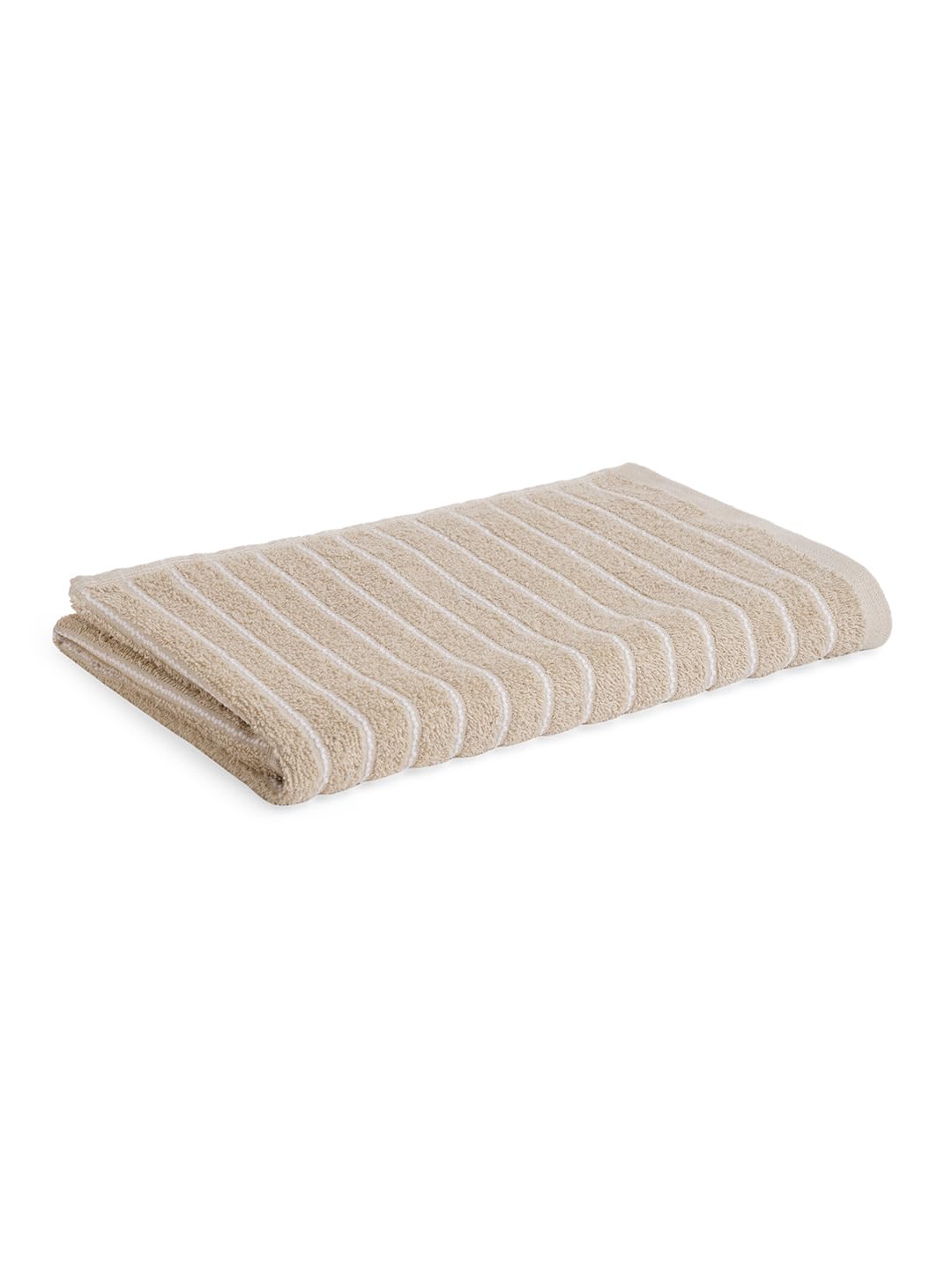 Welspun 2 In-1 100% Cotton 400 Gsm Bath Towel (Beige)