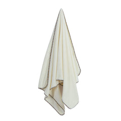Spread Spain Microfiber Bath Towel 370 Gsm | Bath Towel For Men & Women Extra Soft Plush & High Absorbent | Set of 1 (Ivory)
