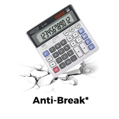 Bambalio BL-1255 Electronic Calculator 12 Digits With It Keyboard & Big Display 3 Years Warranty | Solar & Battery - Check & Correct