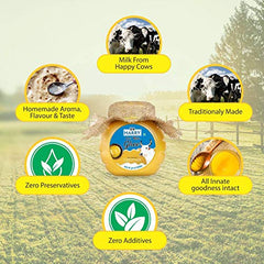 Organic A2 Cow Desi Ghee By Dr Harry | Rich In Calcium & Iron Healthy Nutrients Pure Desi Cow Ghee Reduces Joint Pain | (1 Litre) 33.8 Ounce | Jar Pack