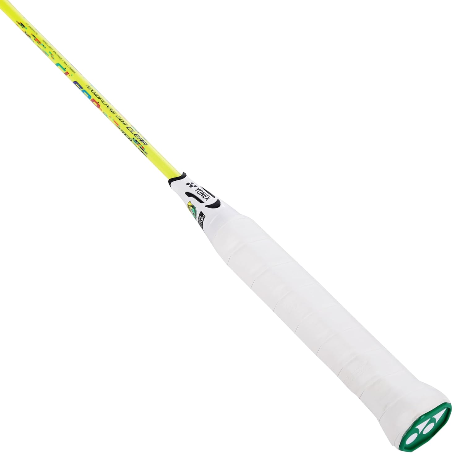 Yonex Graphite Badminton Racquet NANOFLARE 002 CLEAR, Colour - Yellow, Grip Size - 4 1/2 Inches