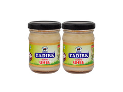 100% Natural Buffalo Ghee By Yadirk | High In Protein Fiber Healthy & Nutrients Desi Buffalo Ghee Good For Eyes | 200ml (100ml * 2) 6.7 Ounce | Jar Pack