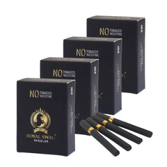 Royal Swag Ayurvedic Herbal Cigarettes 100% Tobacco Free & 100% Nicotine Free Regular Flavour 80 Sticks Non Addictive - Smoking Cessation Pack Of 80