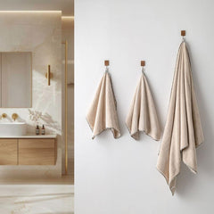 Spread Spain Microfiber 1 Bath + 2 Hand Towel 360 Gsm | Extra Soft Plush High Absorbent Bath Towel For Men & Women (Rock)