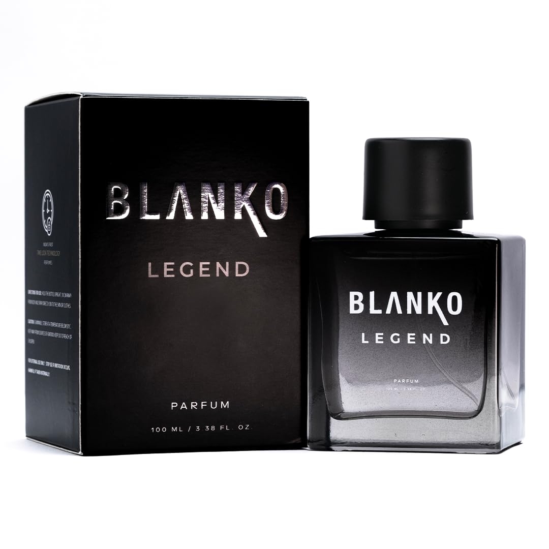 Blanko Legend Time Lock Technology Parfum 100ml 3.4 Fl.oz. | Longest Lasting Men Perfume | Luxury Perfume For Date Nights