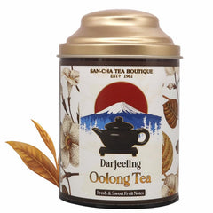 San-Cha Darjeeling Oolong Tea - 50gm, 1.7 Ounce | Improves Skin Health, Aids Weight Loss - Low Caffeine Loose Leaves Himalayan Tea | Fresh & Sweet Fruit Notes
