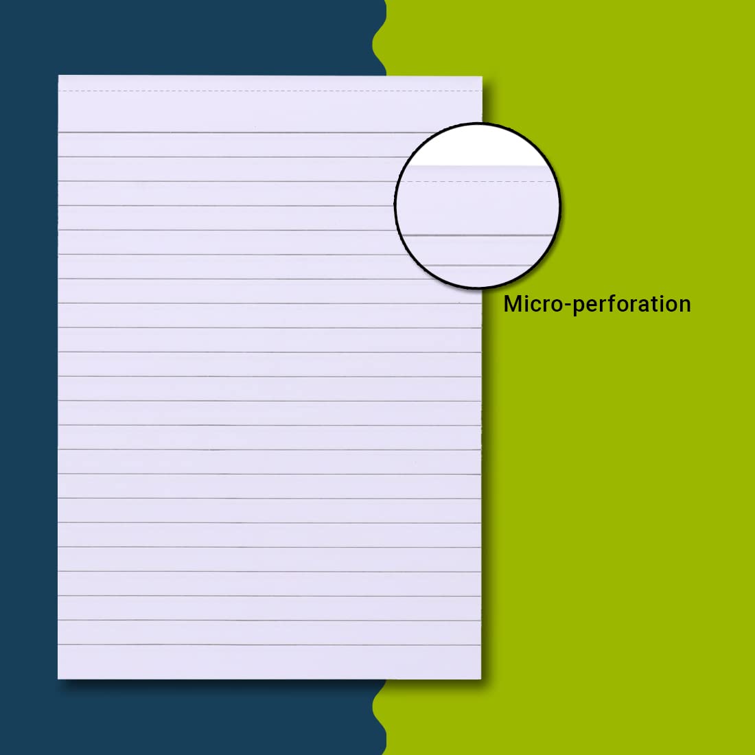 Patti Bound, Writing Pad, Single Line, 80 Pages, High-Quality Paper For Smooth Writing, 12Pcs