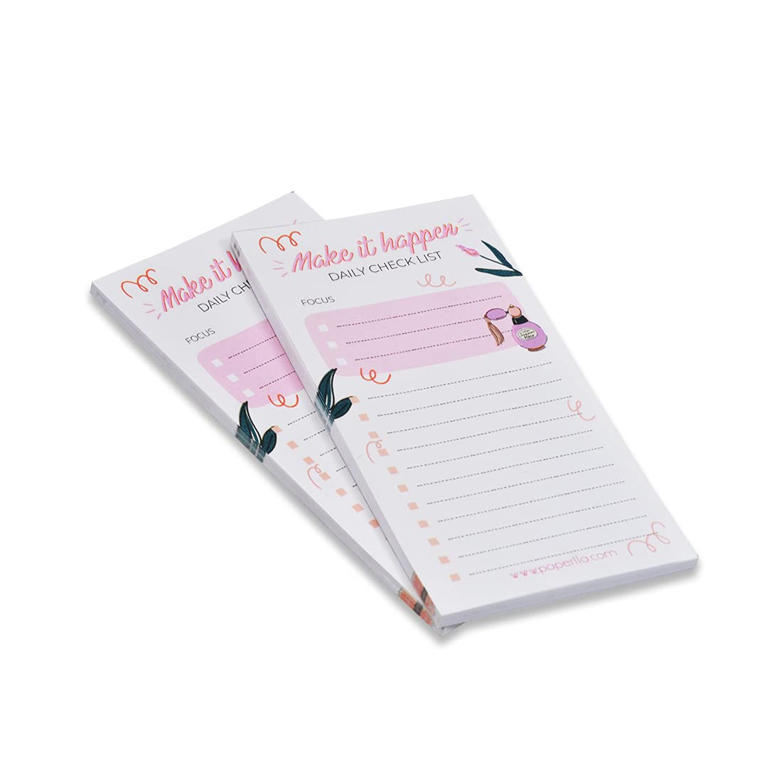 To Do List Notepad - 50 Sheets, With Check List Organizing, Tear Off | Set Of 12 Pads