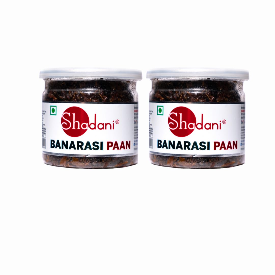 Shadani Banarasi Paan (80gm,) Pack Of 2 Can | Banaras Special Paan | Sweet Meetha Banarsi Paan