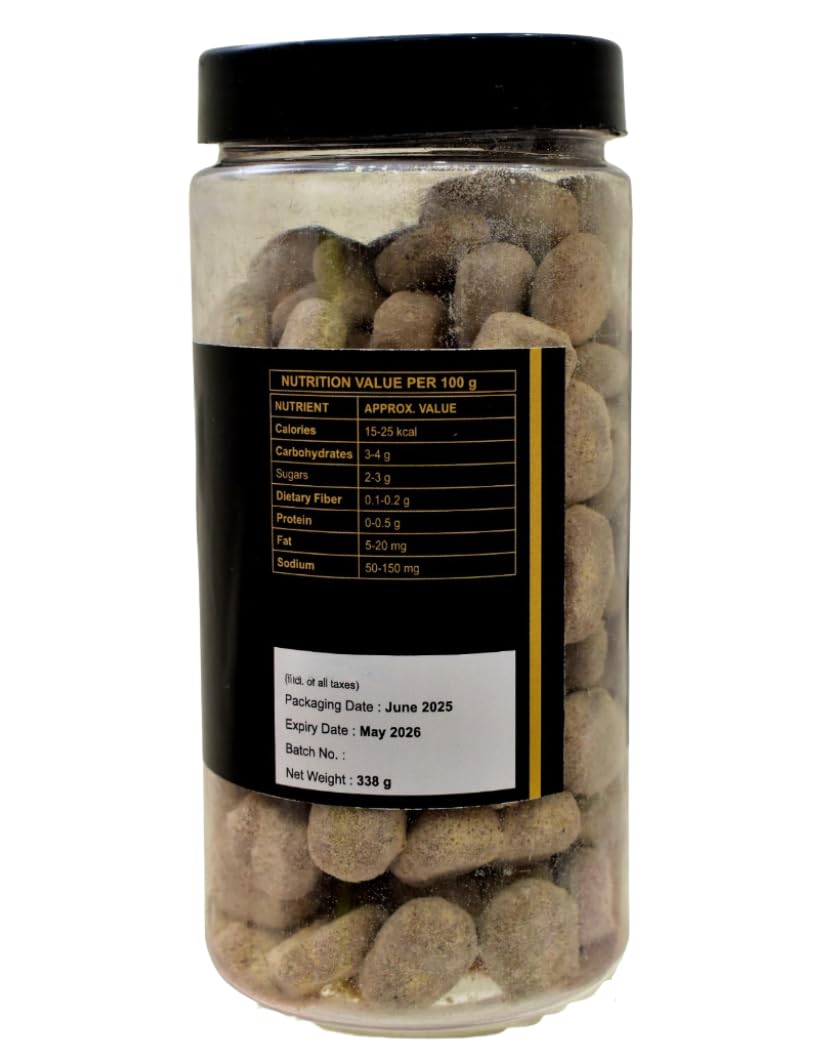 Winne Candy'S Hing Peda Candy 250gm, | Authentic Indian Digestive Candy | Jar Pack