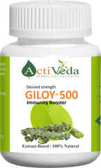 Activeda Giloy 500, Double The Strength To Boost The Immune System, No Side Effects & Suitable For Daily Use | 30 Capsules 50gm 0.1lbs
