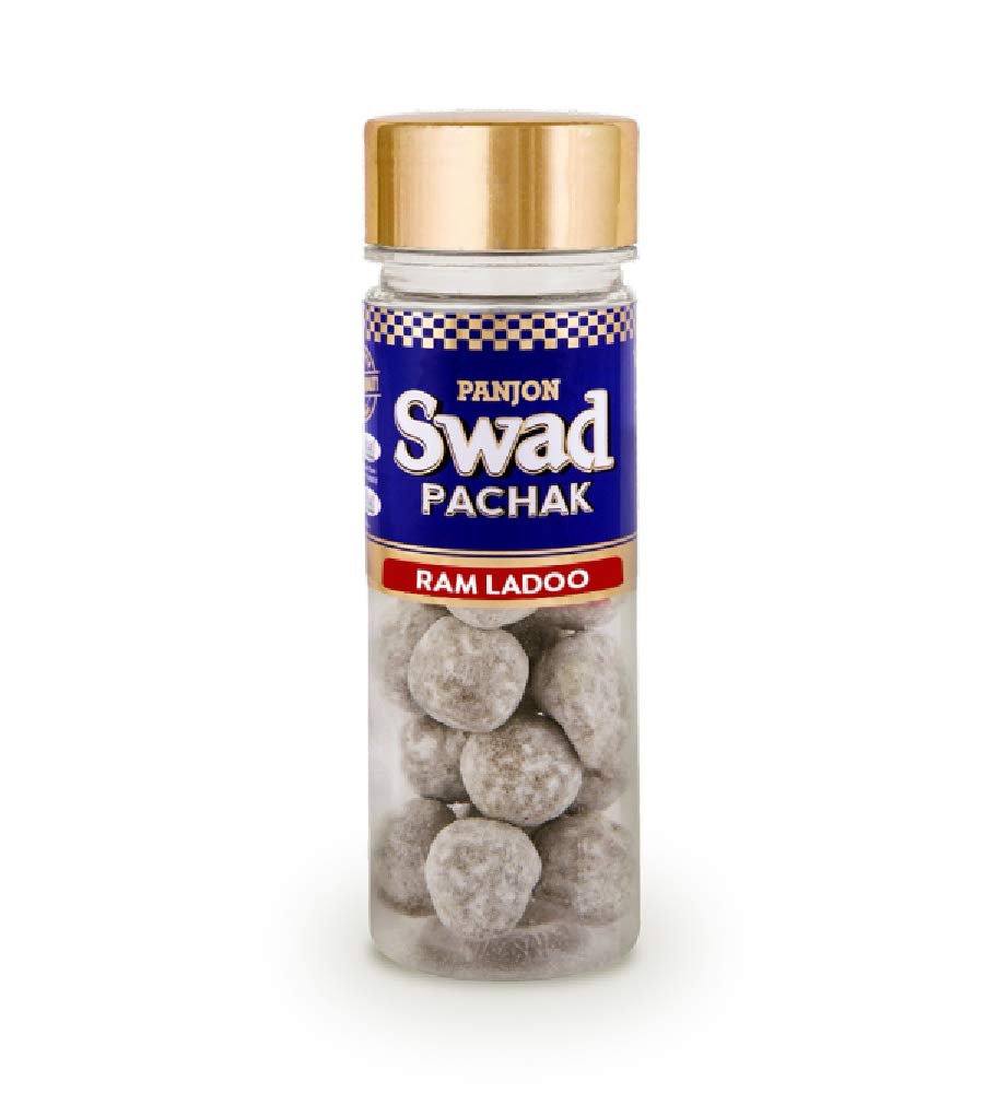 Panjon Swad Imli Ram Laddoo Mukhwas 130gm, Bottles | Digestive Mouth Freshener