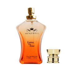 Menjewell Love On Fire Eau De Parfum 100ml 3.4 Fl.oz. Long Lasting | Alcohol Free | Men Fragrance