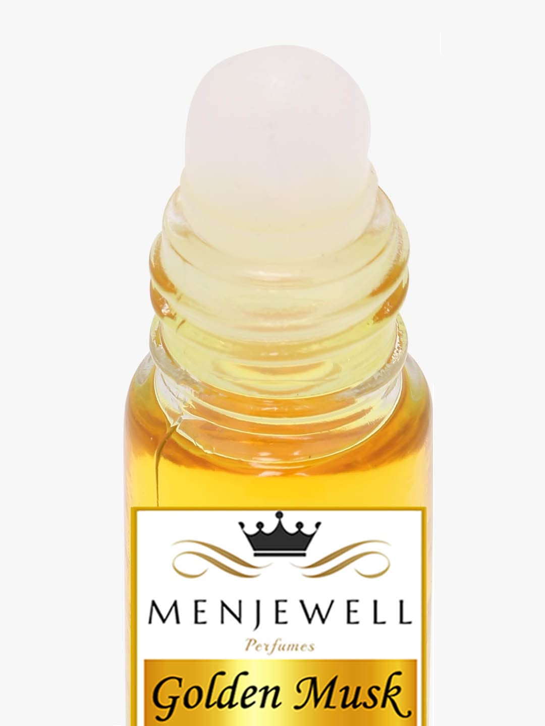 Menjewell Golden Musk Eau De Perfume Attar 9ml 0.3 Fl.oz. Women Fragrance | Long Lasting Alcohol Free