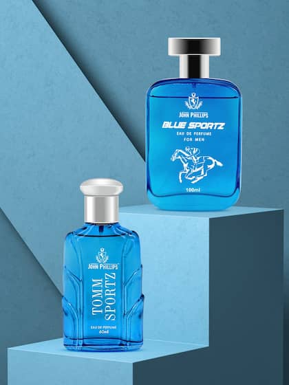 John Phillips Bluesportz 100ml 3.4 Fl.oz. & Tomm Sportz Eau De Perfumes 60ml 2 Fl.oz. Combo Of 2 For Men & Women