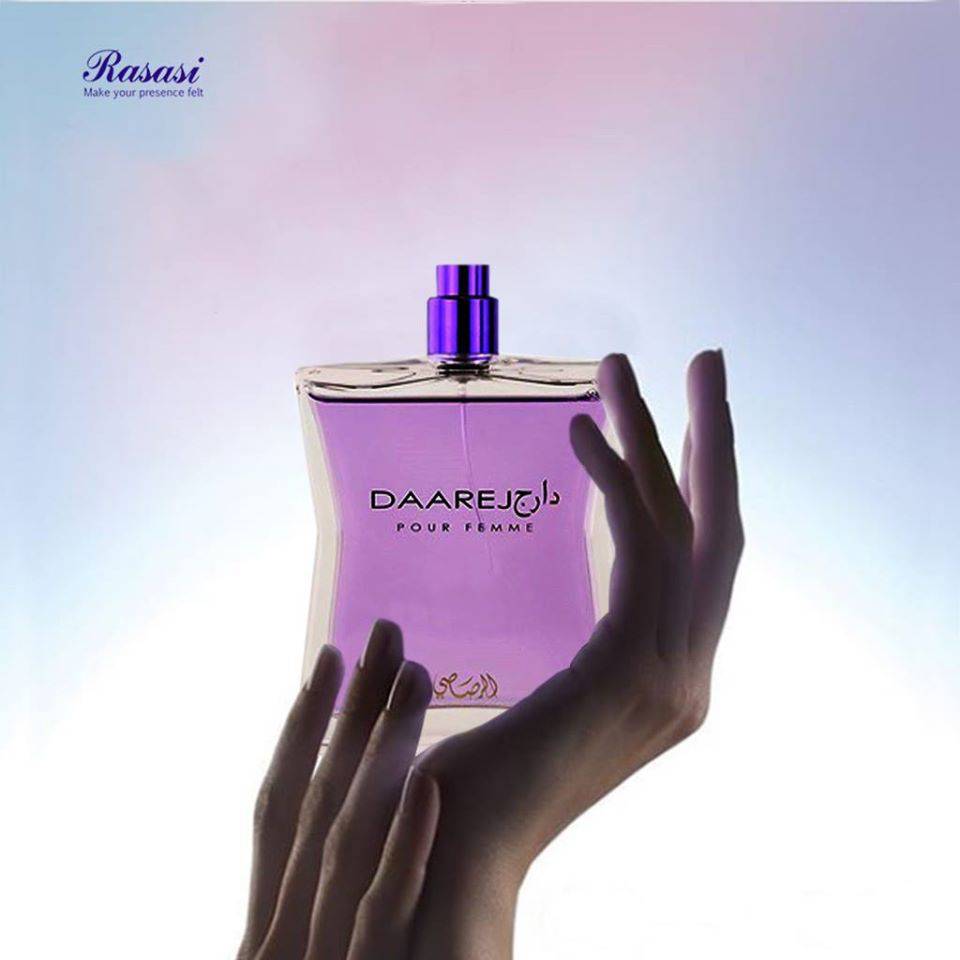 Rasasi Daarej Pour Femme Eau De Parfum 100ml 3.4 Fl.oz. Women Fragrance | Long Lasting | Alcohol Free