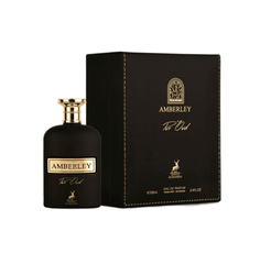 AMBERLEY PUR OUD BY MAISON ALHAMBRA EAU DE PARFUM 100ML 3.4 FL.OZ. FOR UNISEX