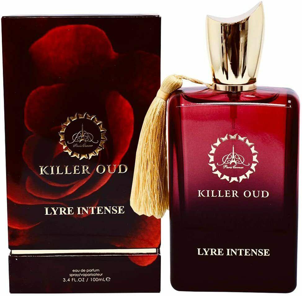 Lyre Intense Killer Oud Eau De Parfum 100ml 3.4 Fl.oz. Unisex Fragrance | Long Lasting | Party Wear