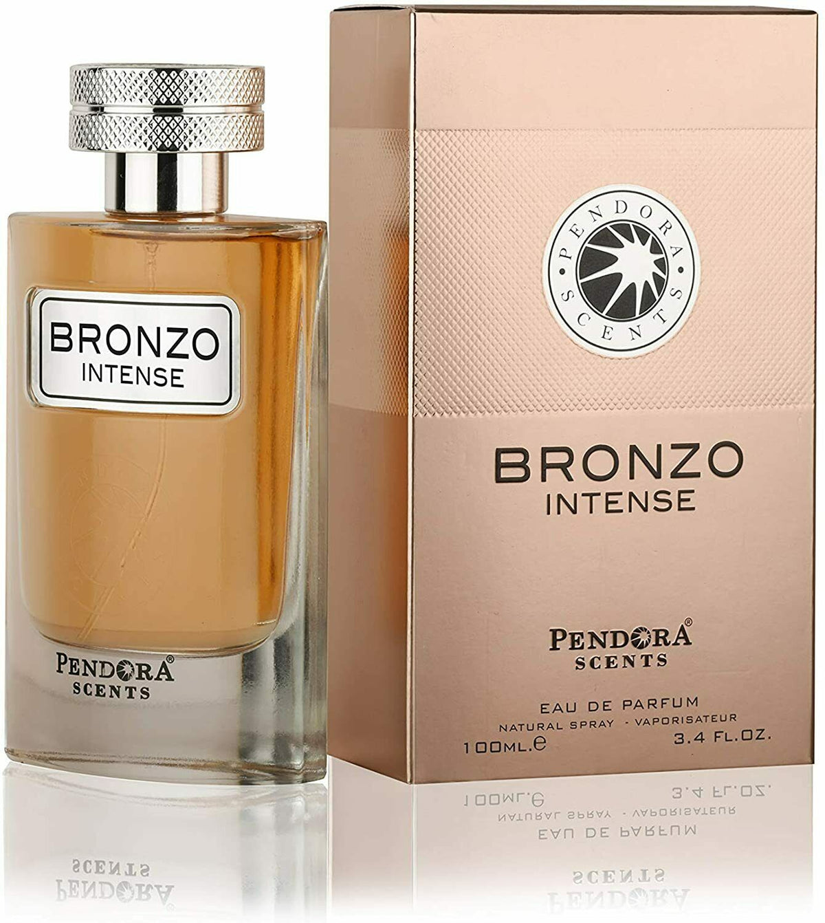 Pendora Scents Bronzo Intense Eau De Parfum 100ml 3.4 Fl.oz. Masculine Fragrance | Luxury Fragrance