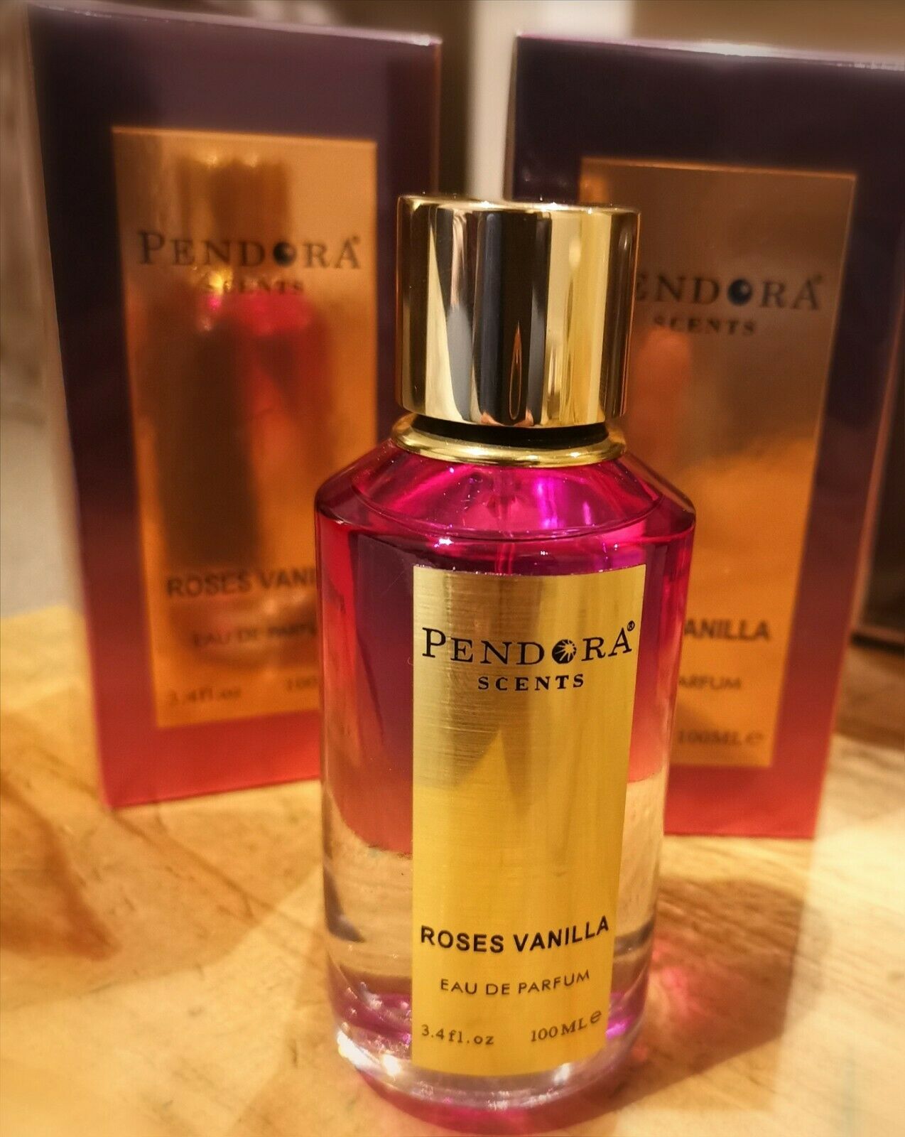 Pendora Scents Roses Vanilla Eau De Parfum 100ml 3.4 Fl.oz. Women Fragrance | Long Lasting Daily Wear