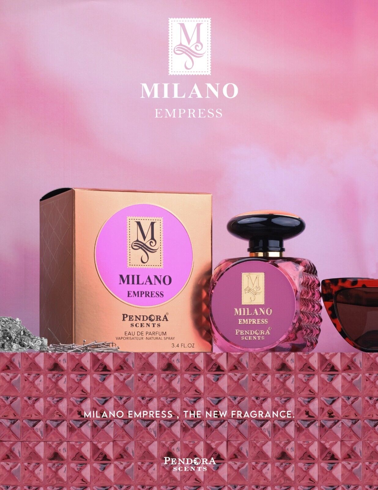 Pendora Scents Milano Empress Eau De Parfum 100ml 3.4 Fl.oz. Women Fragrance | Long Lasting