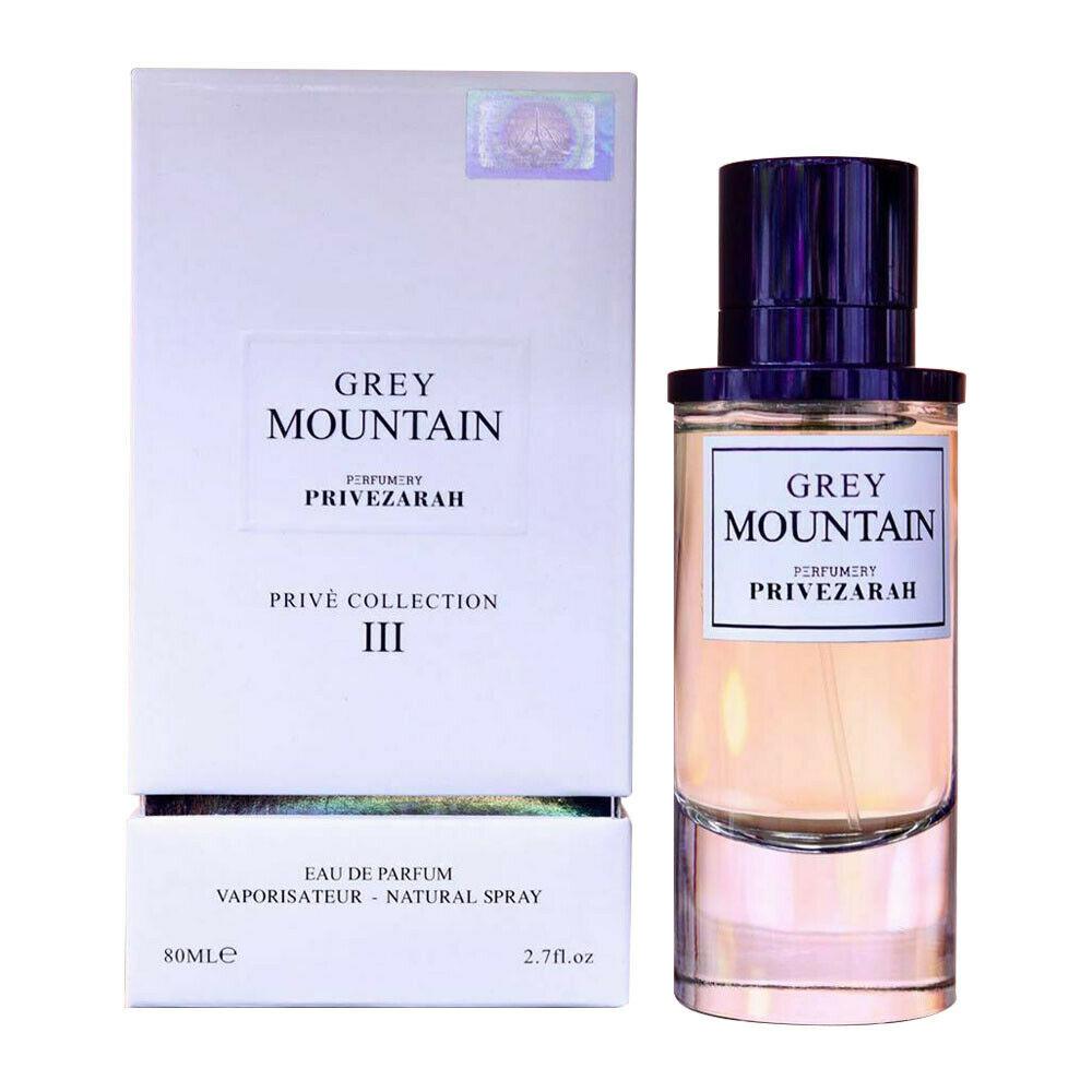 Prive Zarah Grey Mountain Eau De Parfum 80ml 2.7 Fl.oz. Unisex Fragrance | Long Lasting