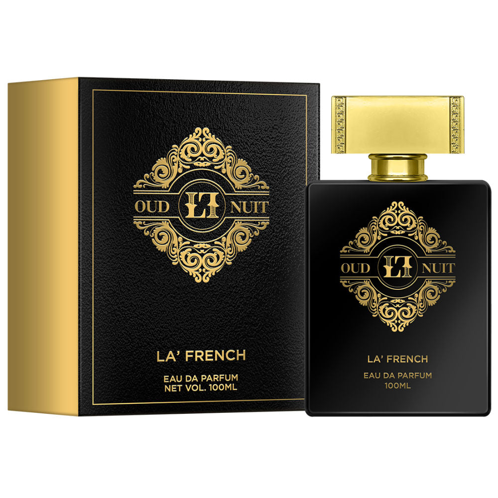 La French Oud Nuit Eau De Parfum 100ml 3.4 Fl.oz. | Long Lasting Fragrance For Unisex