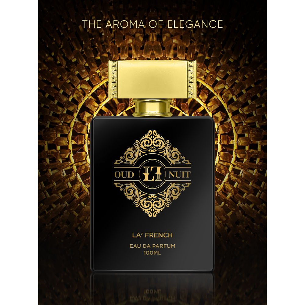 La French Oud Nuit Eau De Parfum 100ml 3.4 Fl.oz. | Long Lasting Fragrance For Unisex