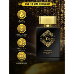 La French Oud Nuit Eau De Parfum 100ml 3.4 Fl.oz. | Long Lasting Fragrance For Unisex