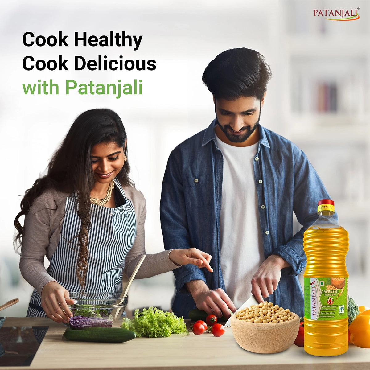 Patanjali Fortified Soyabean Oil (B) 1liter