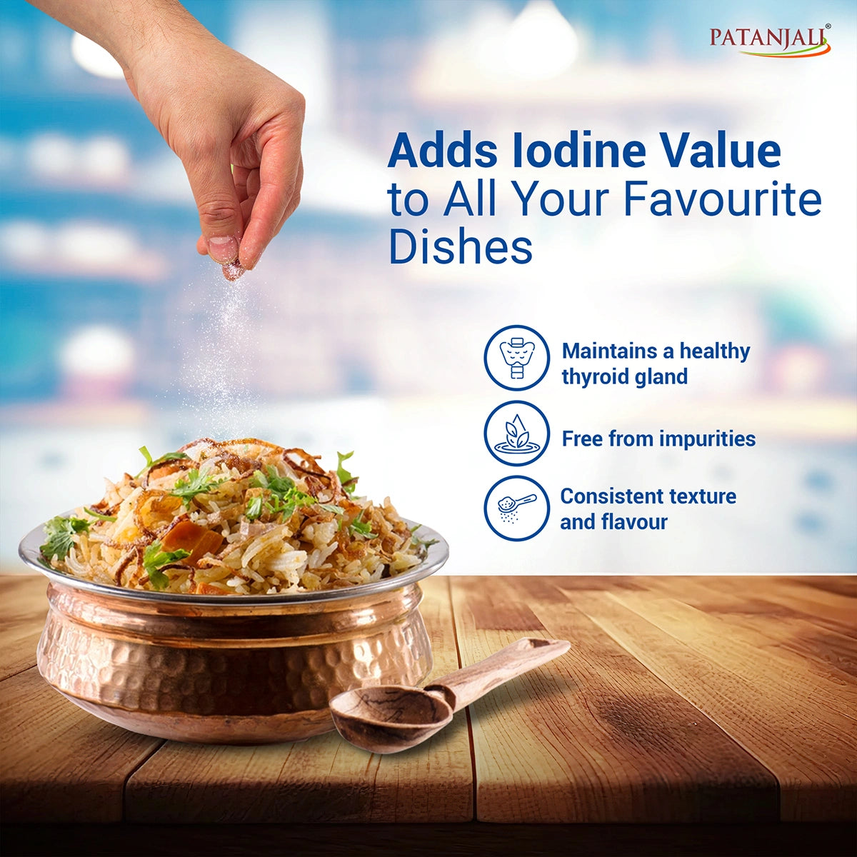 Patanjali Iodized Salt (Namak) 1kg