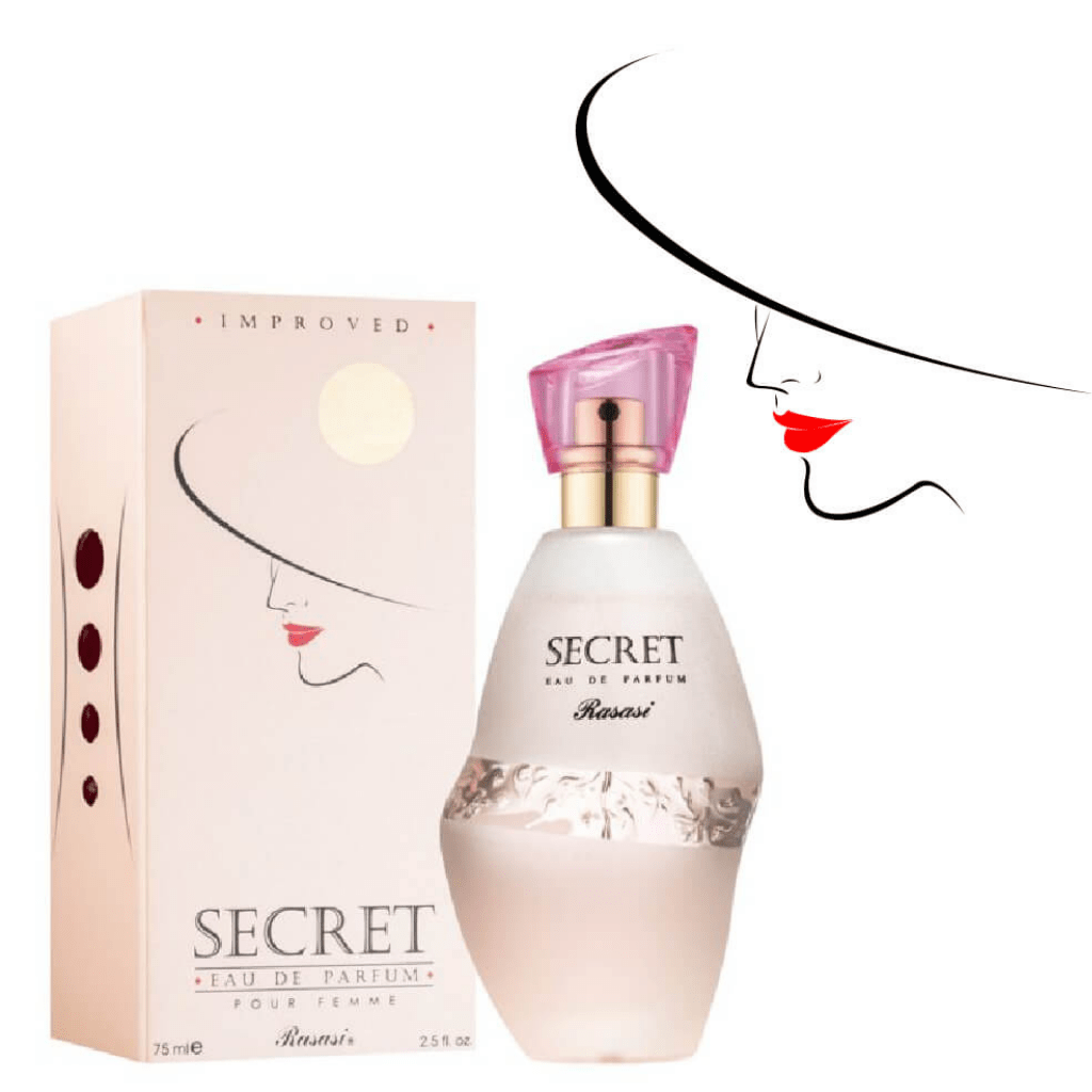 Rasasi Secret Pour Femme Eau De Parfum 75ml 2.5 Fl.oz. Women Fragrance | Long Lasting