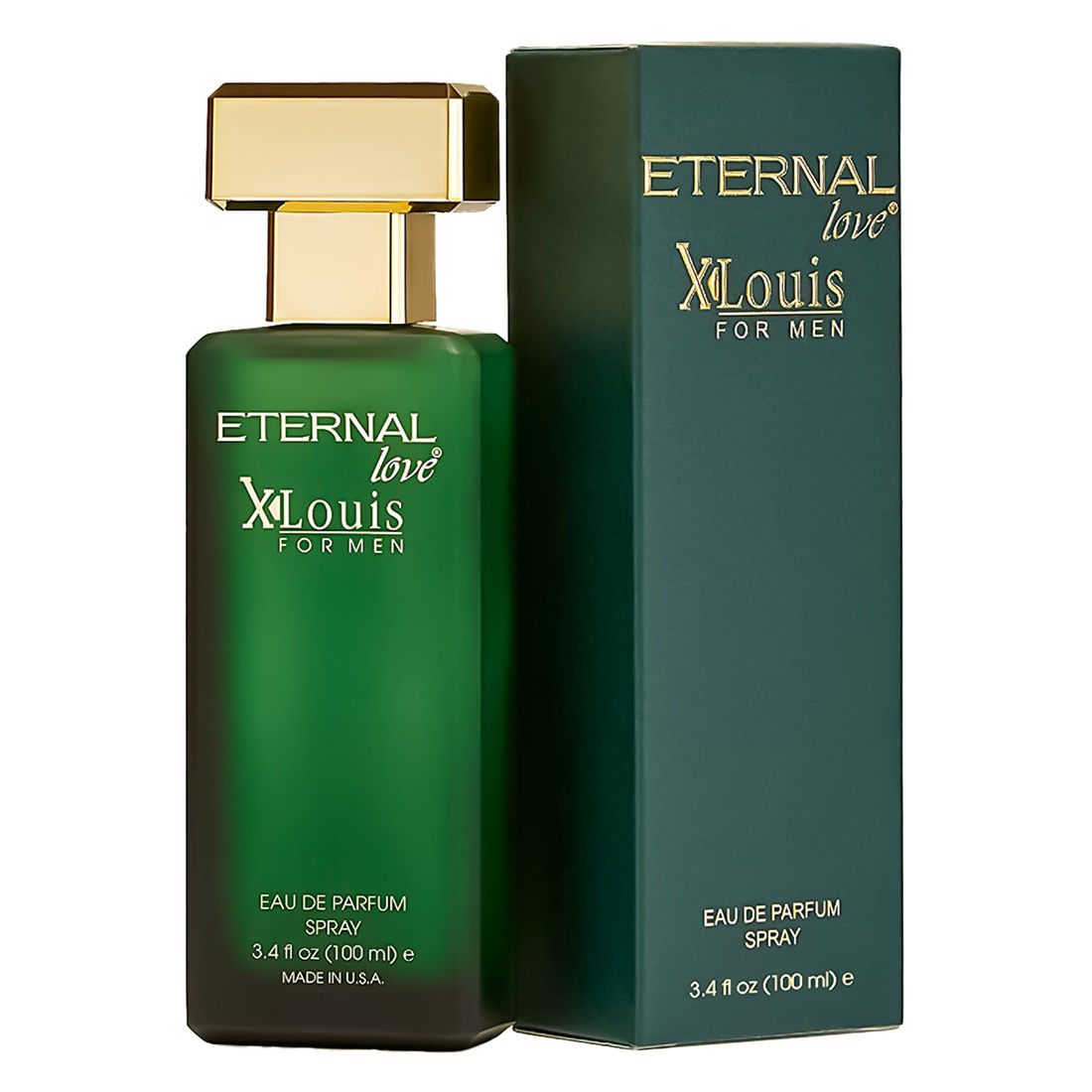 Eternal Love Xlouis For Men Eau De Parfum Spray 100ml 3.4 Fl.oz. Long Lasting