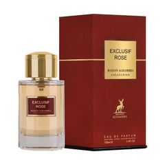 EXCLUSIF ROSE BY MAISON ALHAMBRA EAU DE PARFUM FOR WOMEN 100ML 3.4 FL.OZ.