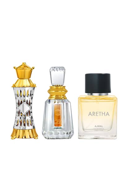 Ajmal Oudh Mukhallat Cp 6ml 0.2 Fl.oz. For Unisex And Mizyaan Cp 14ml 0.4 Fl.oz. For Unisex And Aretha Eau De Parfum 50ml 1.6 Fl.oz. | For Men & Women