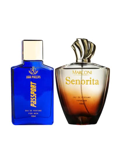 John Phillips Passport & Marconi Senorita Eau De Parfum 100ml 3.4 Fl.oz. Each Pack Of 2 For Men & Women