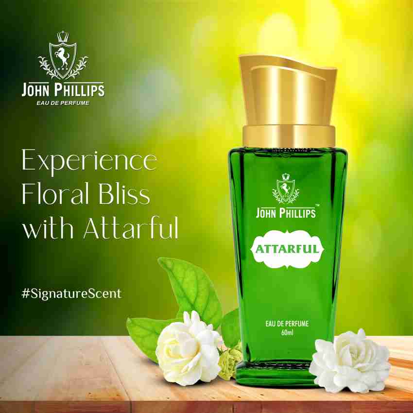 John Phillips Attarful + First Love + My Sweet Love Eau De Parfum 60ml 2 Fl.oz. Each Pack of 3 For Men & Women