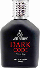 John Phillips Luxury Black Edp 50ml 1.6 Fl.oz. & Dark Code Edp 60ml 2 Fl.oz. Combo Of 2 Long Lasting Fragrance For Men