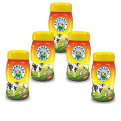 Organic Indian Cow Ghee By Ramana Ghee | Highly Nutritious Pure Traditional Ghee Perfect For Overall Health | 5 Litre (1 Litr * 5) 169.0 Ounce | Jar Pack