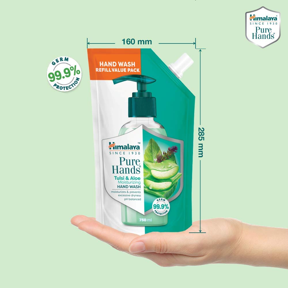 Himalaya Pure Hands Tulsi & Aloe Moisturizing Hand Wash | 750ml